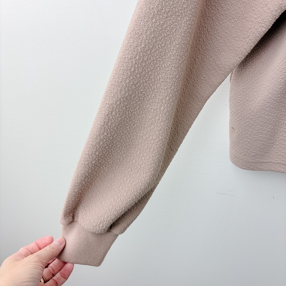 BYLT Serene Shacket‎ Womens Small Dune Beige Minimalist Quiet Luxury Button Up - Picture 5 of 9